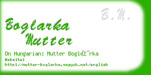 boglarka mutter business card